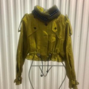 Burberry linen jacket Sz 44